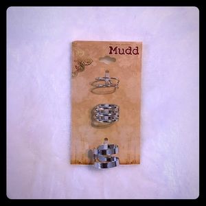 Mudd 3 Piece Ring Set